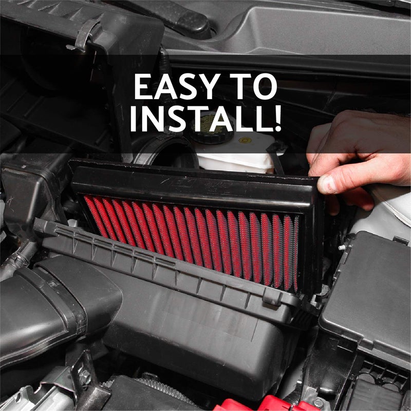 AEM 28-20857 DryFlow Air Filter, Red - Image 2